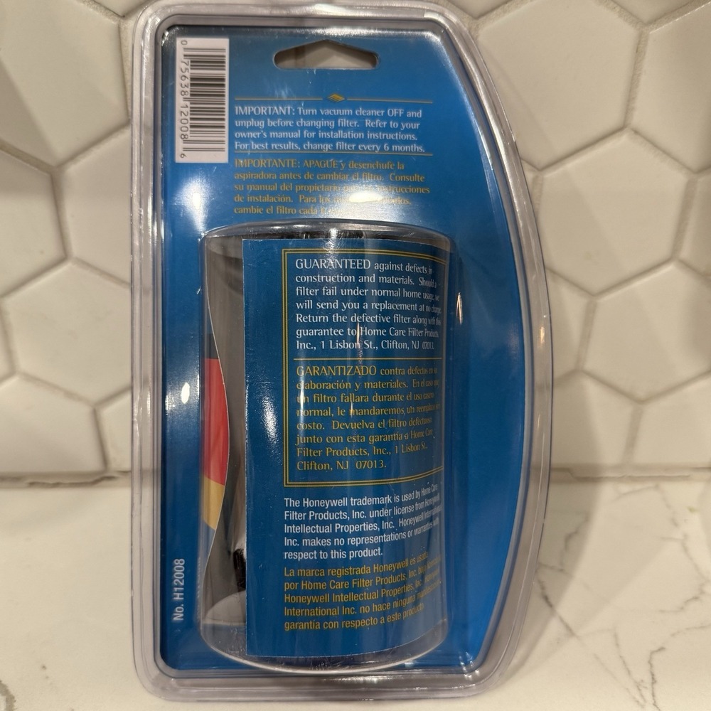 Honeywell Royal Dirt Devil Hepa Media Filter Type F2 No.‎ H12008 New Replacement - Picture 4 of 4